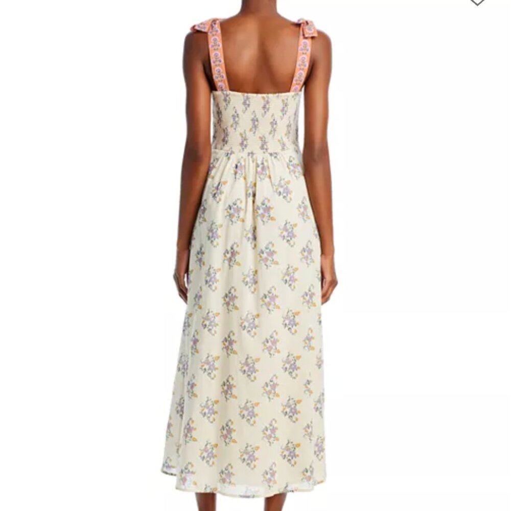 NWT Bloomingdales Santa Barbara Dress Patrons of Peace Dress Floral Boho Midi SM - Picture 16 of 16